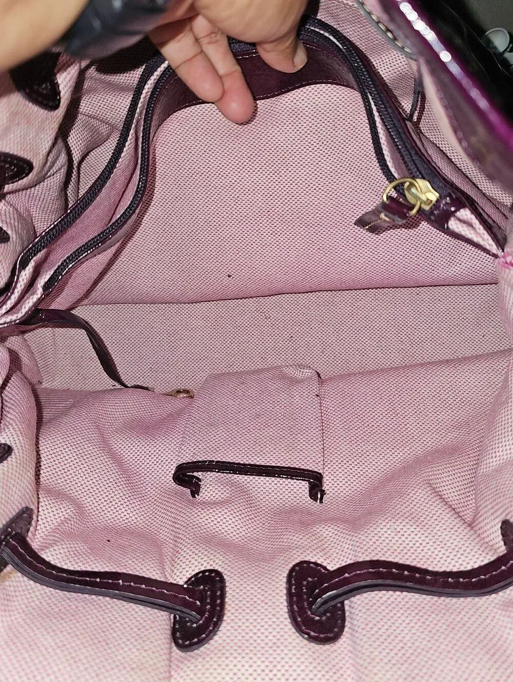 Dooney & Bourke Chiara Tote Patent Leather Handbag